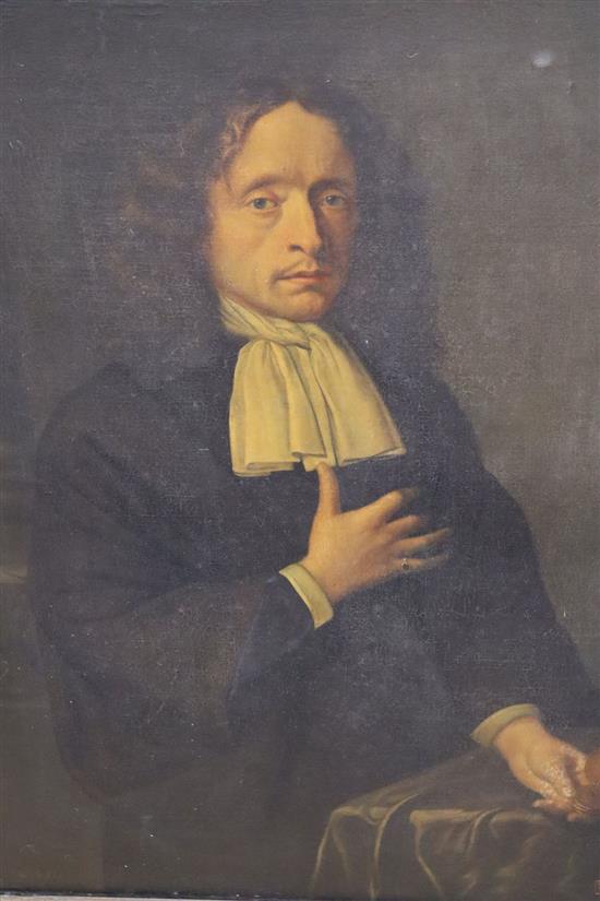 English School (18th/19th century), Half-length portrait of Rev. Thomas Wood (1772-1858), 30in x 28in